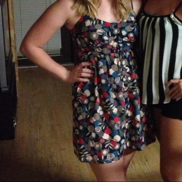 Button Down Patterned Dress - Picture 4 of 4